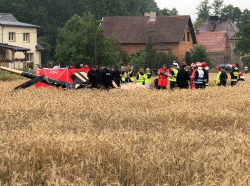  В Польше у дома рухнул вертолет, погибли люди