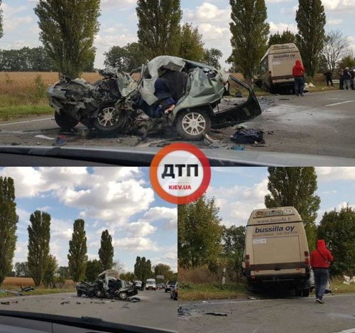 Под Киевом произошла смертельная авария с участием маршрутки Под Киевом произошла смертельная авария с участием маршрутки