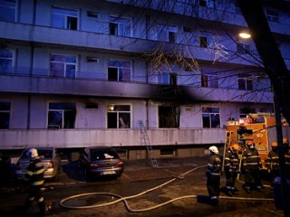 Девять человек стали жертвами пожара в коронавирусной больнице в Румынии