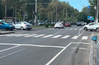 На 4-й станции Большого Фонтана изменена схема автомобильного движения На 4-й станции Большого Фонтана изменена схема автомобильного движения